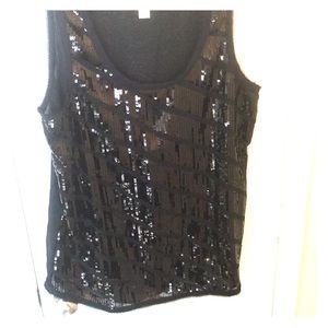 Sequined Ann Taylor Loft top