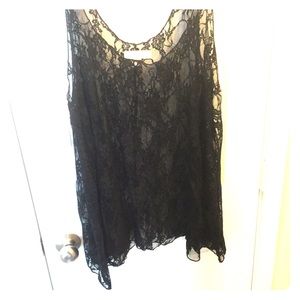 Black Lace Top