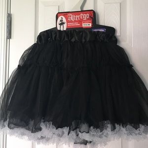 Black and white tutu