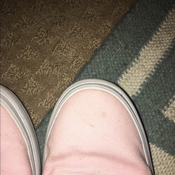 Light pink vans with leather laces - Picture 2 of 4