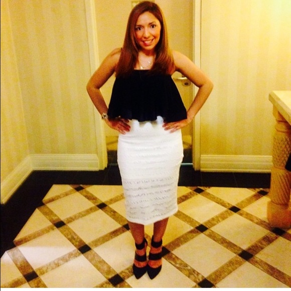White Pencil Skirt