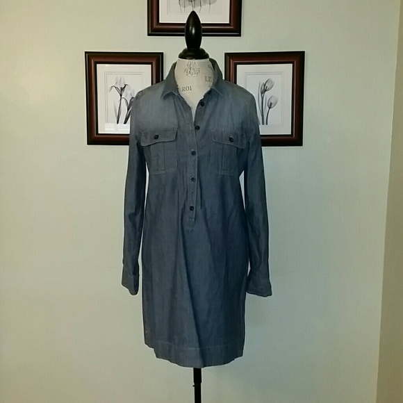 J. Crew Chambray Shirtdress