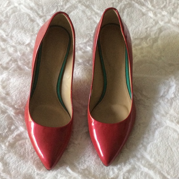 REDUCED Joan & David Red Patent Shoes