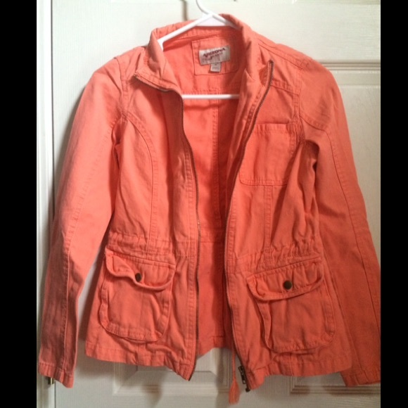 🚫SOLD🚫 Arizona coral Jean material jacket