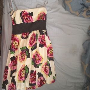 Spaghetti strap mini dress