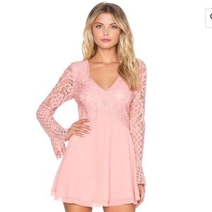 REVOLVE Dress in Blush/Light Pink (S)