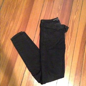 Black AE Skinny Jeggings