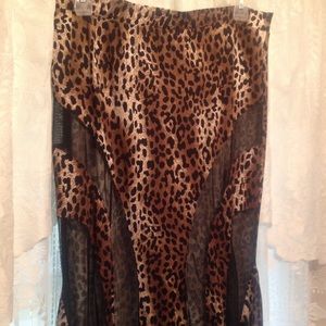 NEW Gorgeous Leopard Sex Appeal skirt sz 1x