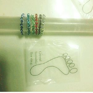Jewelry | Any 4 Birthstone Crystal Toe Rings | Poshmark
