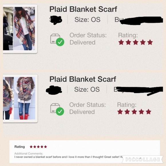 BACK IN STOCK HP 5๐ Tartan Plaid Blanket Scarf - Picture 4 of 4