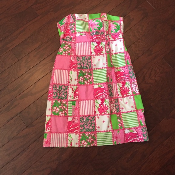 Lilly Pulitzer sun dress- strapless
