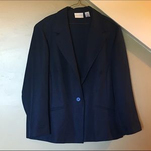 Alfred Dunner Navy Blazer sz 22