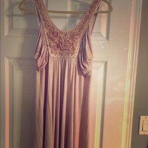 Light blush midi dress