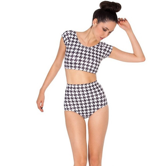 Blackmilk Other - Blackmilk Houndstooth Swimsuit