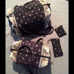 Vera Bradley Authentic duffle bag set,