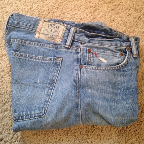 Polo RL Slim Straight Blue Jeans