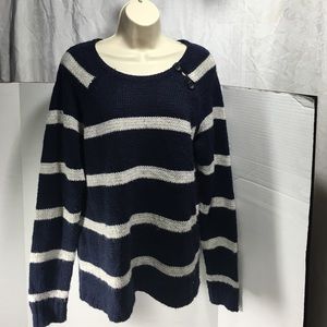 Limited Outback Red Sweater Blue White Striped