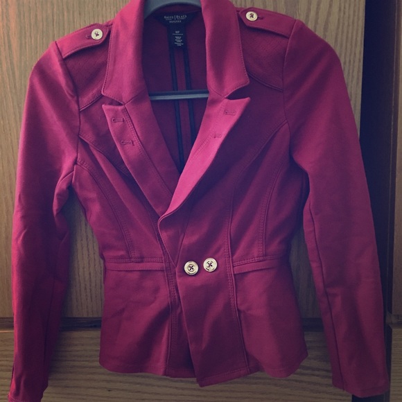 White House Black Market wine jacket