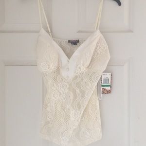 Cream Lace top
