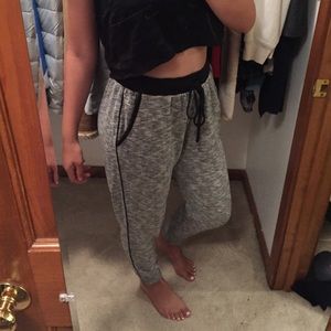 Grey Drawstring Joggers