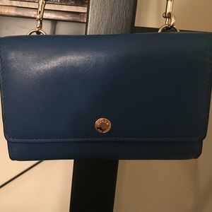 Small blue Coach purse
