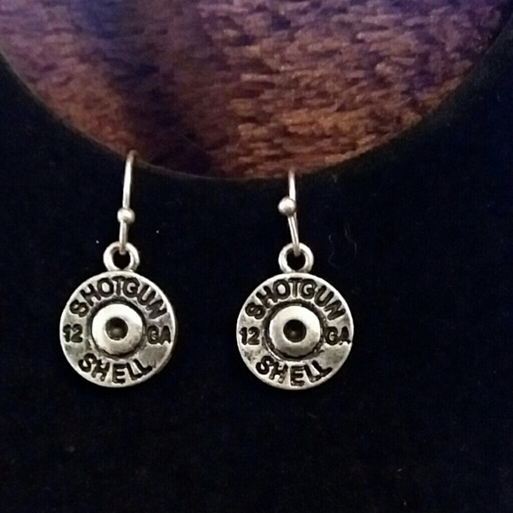12 GA bullet charm necklace and earrings - Picture 2 of 4