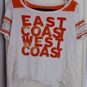 SALE Free People 'east coast west coast' top!