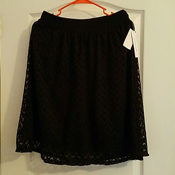 Black skirt
