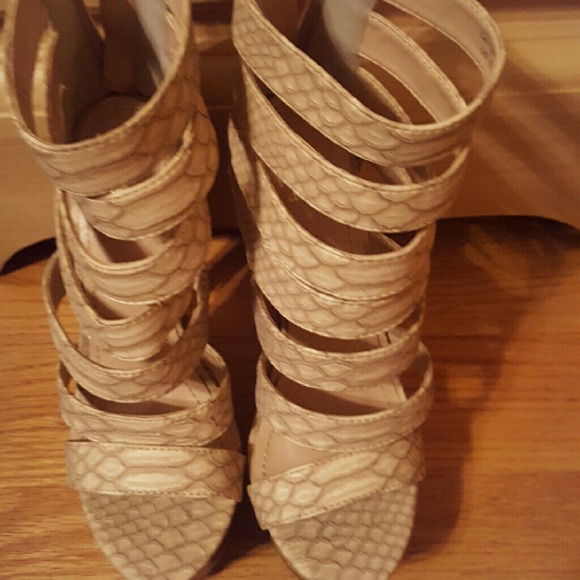 Beau & Ashe gladiator cut out heels.