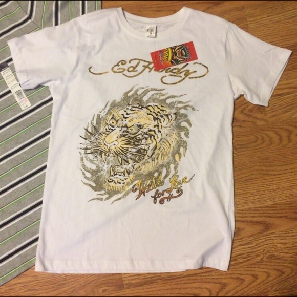 Boys NWT Ed Hardy Kids Tshirt L