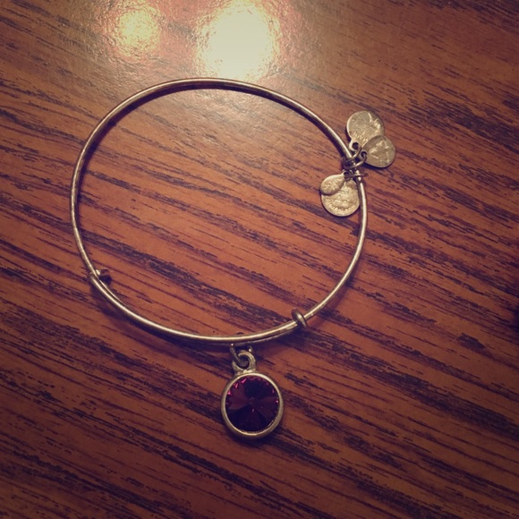Alex and Ani Amethyst bracelet