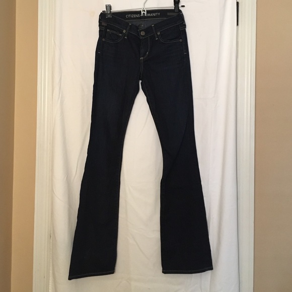 Barely used dark denim jeans