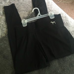 Victoria's Secret BLACK Yoga Pants Small