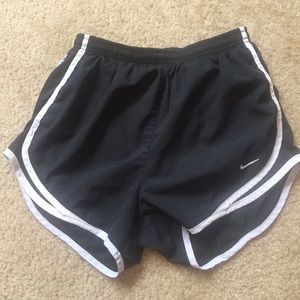 Black nike tempo shorts. Size small.