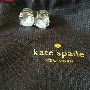 Kate Spade Gumdrop Clear Earrings