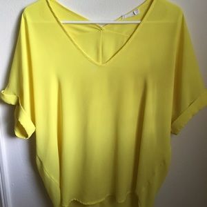 Yellow blouse