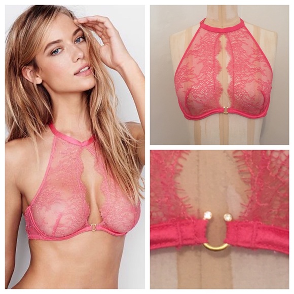 Victoria's Secret Other - VS High Neck Chantilly Lace Bra!