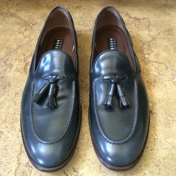 Fratelli Rossetti Grey Leather Loafers