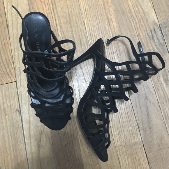 Cage Strappy Heels - Picture 3 of 3