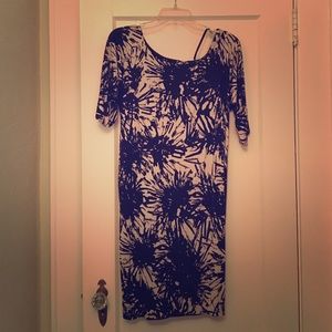 DVF Tumelo Black & White Dress Size 4