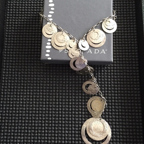Silpada Disc Silver Necklace