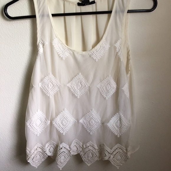 lace crop top
