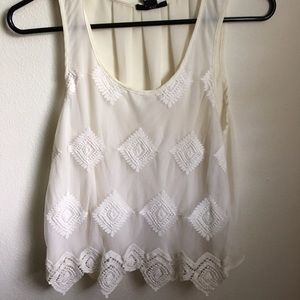 lace crop top