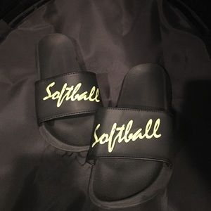 Slip on Softball Sandals