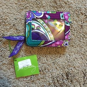NWT Vera Bradley Heather Campus Double ID Wallet