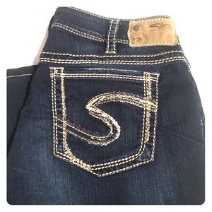 Silver straight leg suki jeans