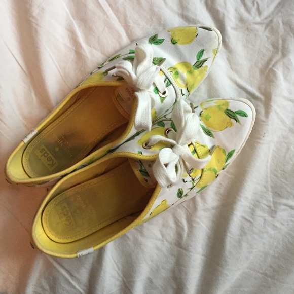 Kate Spade lemon Keds