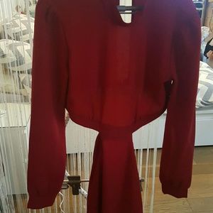 Reformation Red Chai Cutout Mini