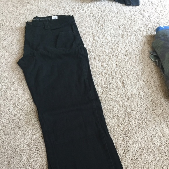 RSQ mens slim straight black jeans