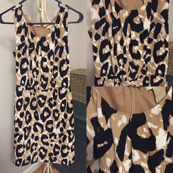 Banana republic animal print dress